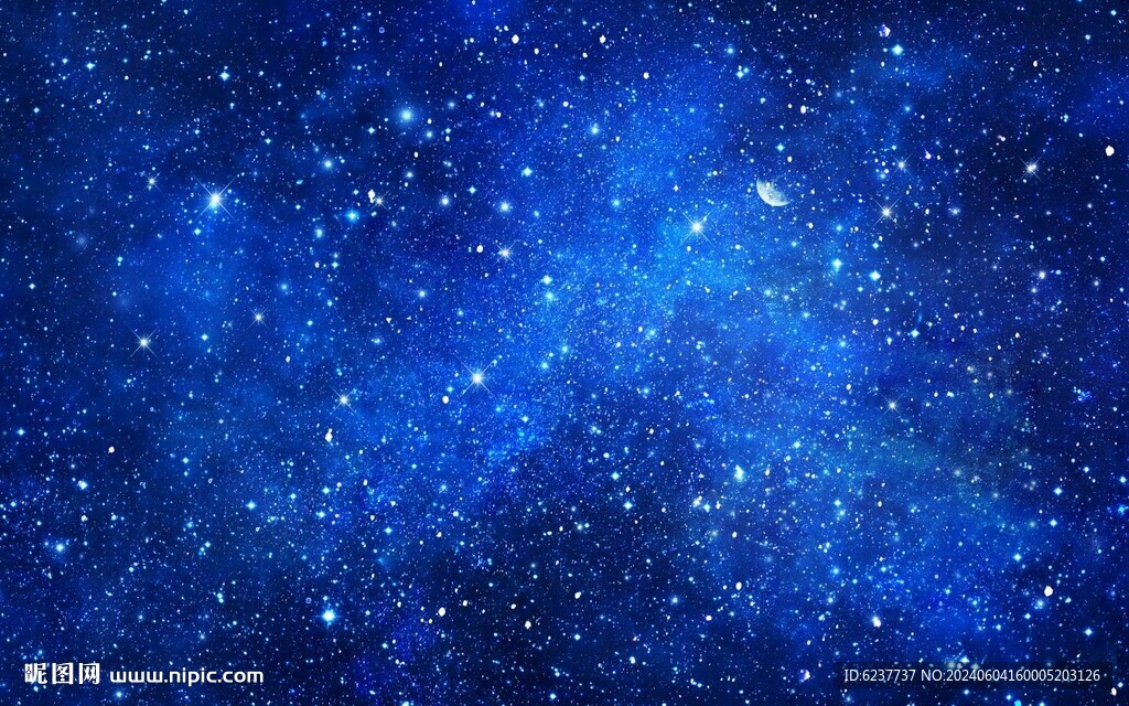 蓝色宇宙星空背景