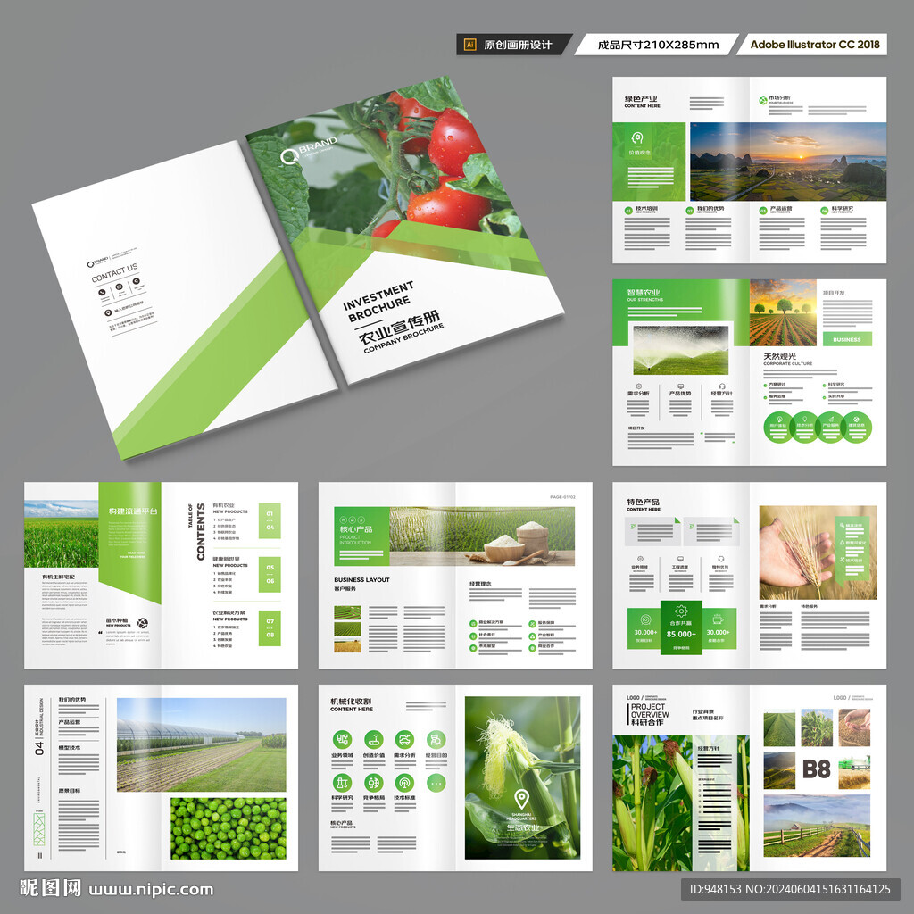 农产品宣传册