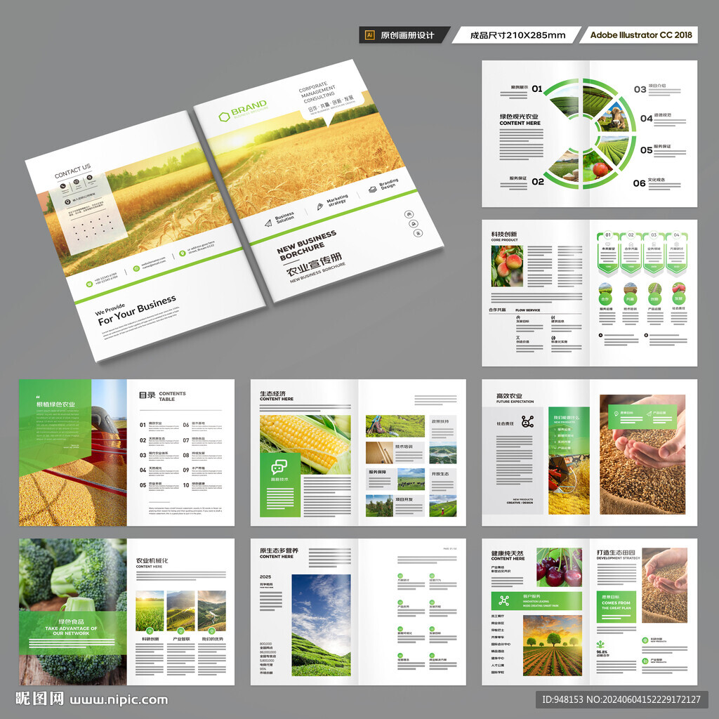 农业合作社画册