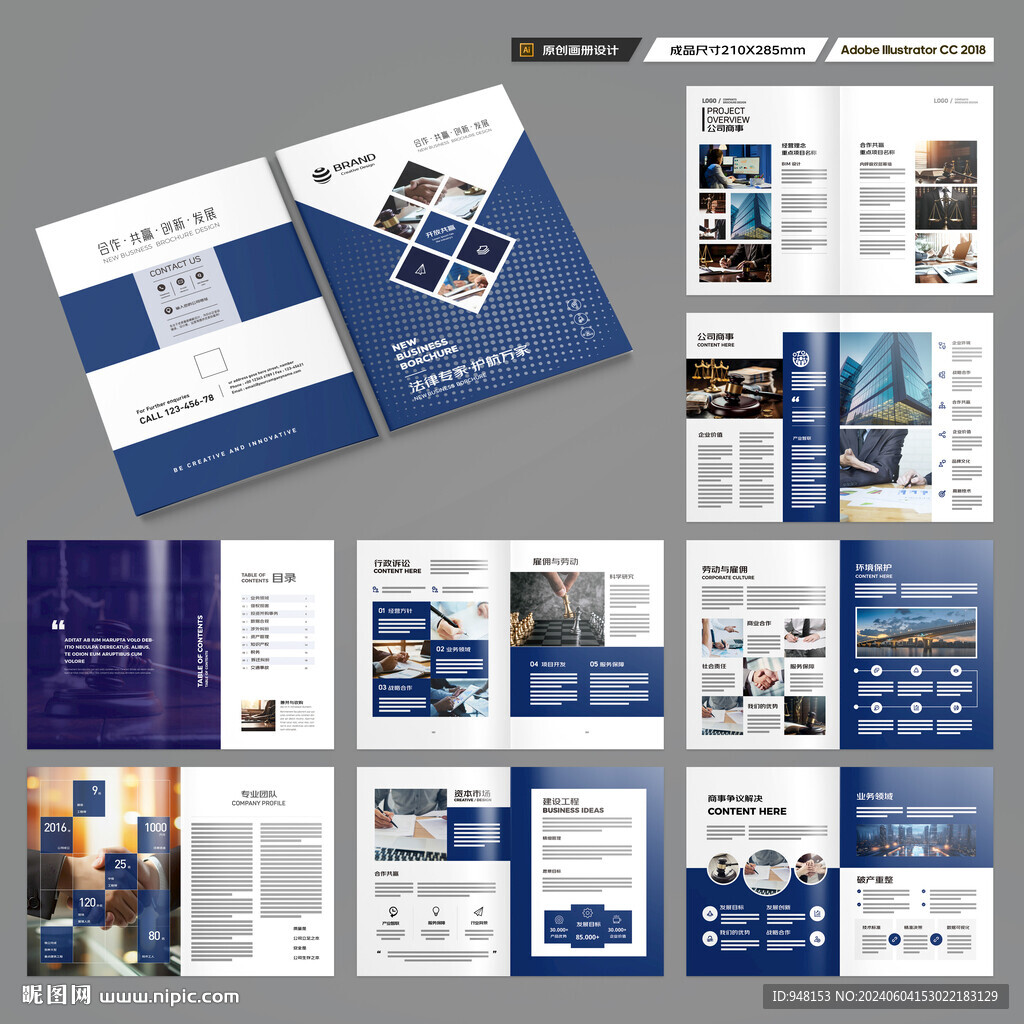 律师事务所宣传册