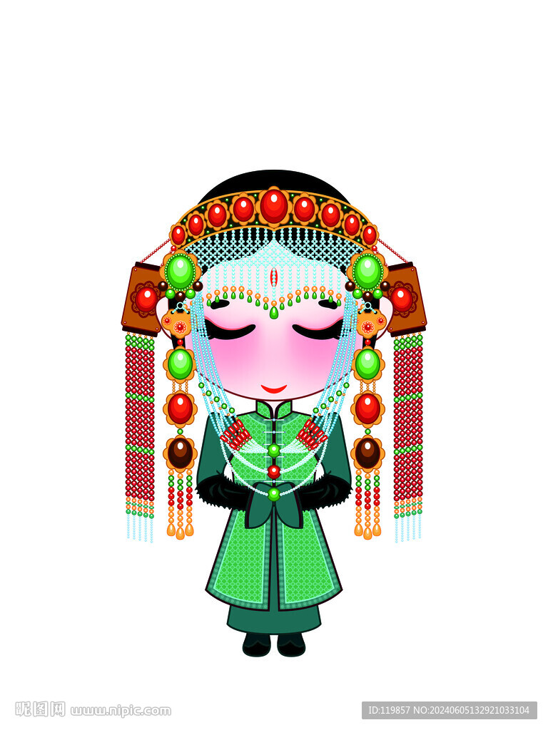 蒙古族娃娃察哈尔