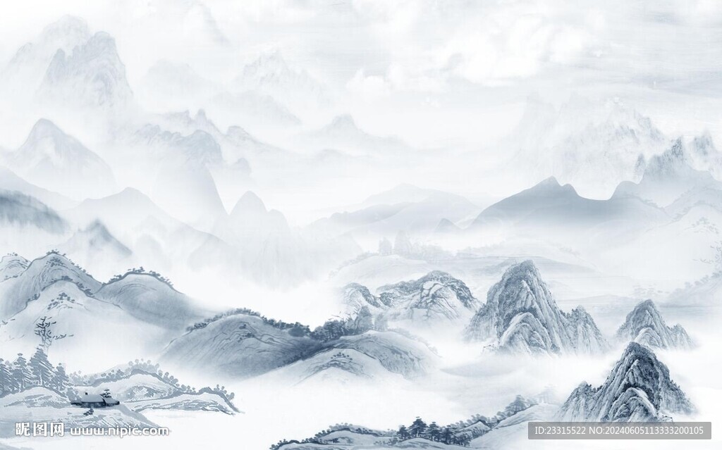 山水背景墙