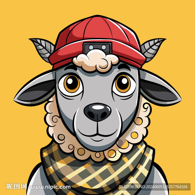 生肖插画 羊