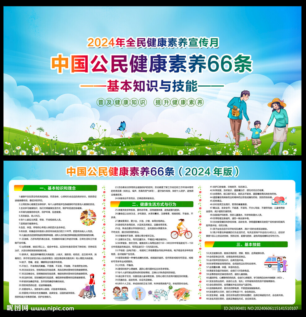 中国公民健康素养66条