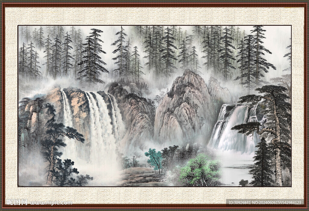 巨幅山水画 