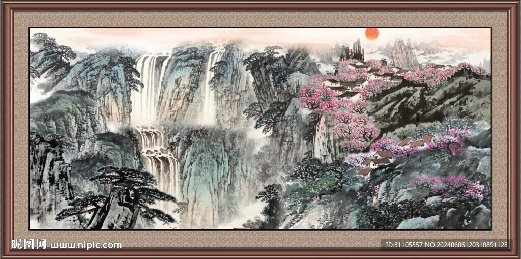 国画山水画