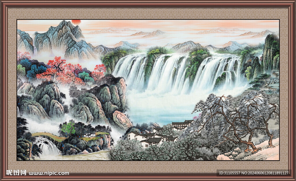 国画山水画