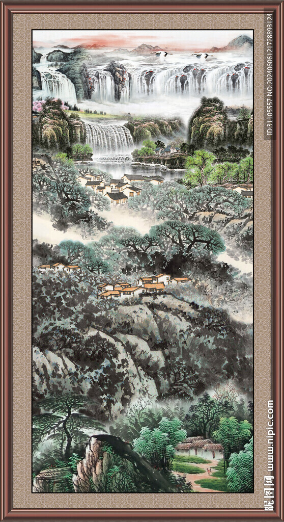国画山水画