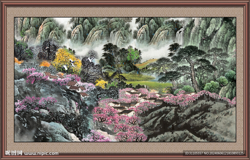 国画山水画