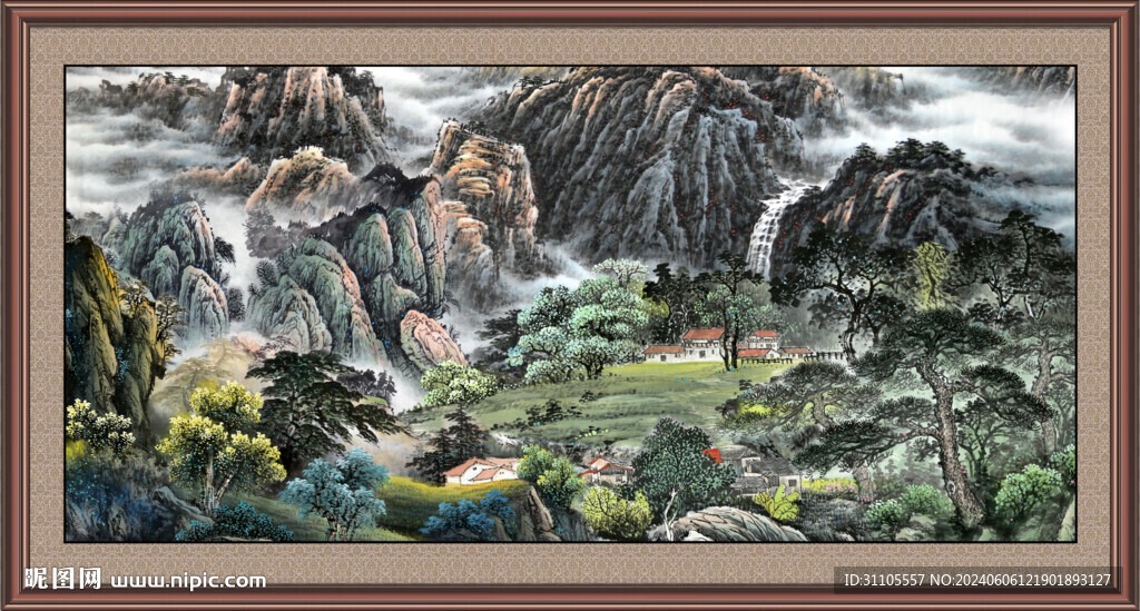 国画山水画