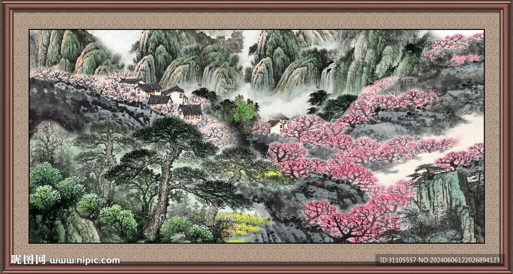 国画山水画