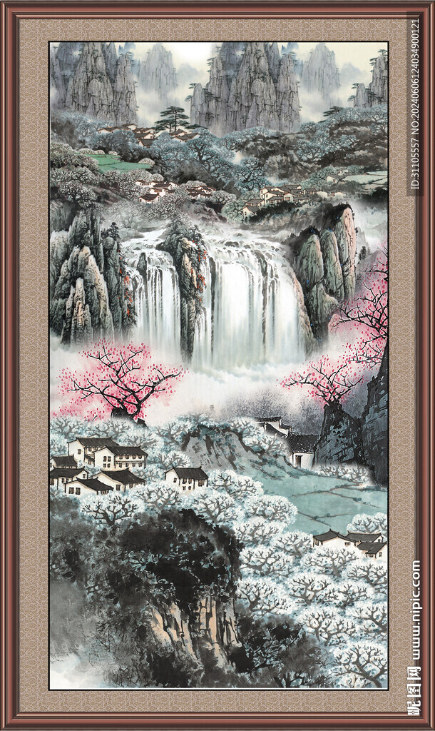 山水画国画 