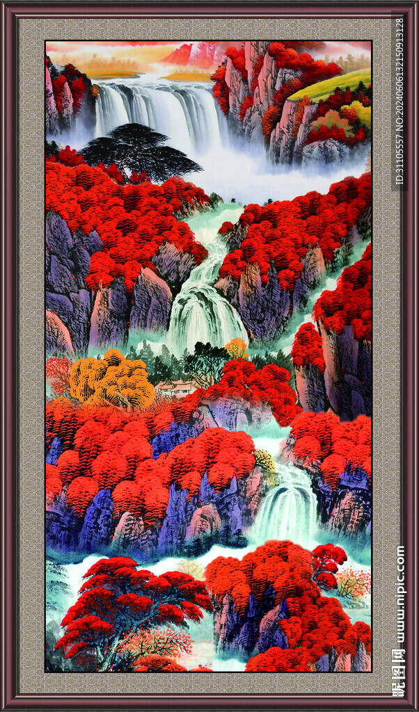 山水画国画 