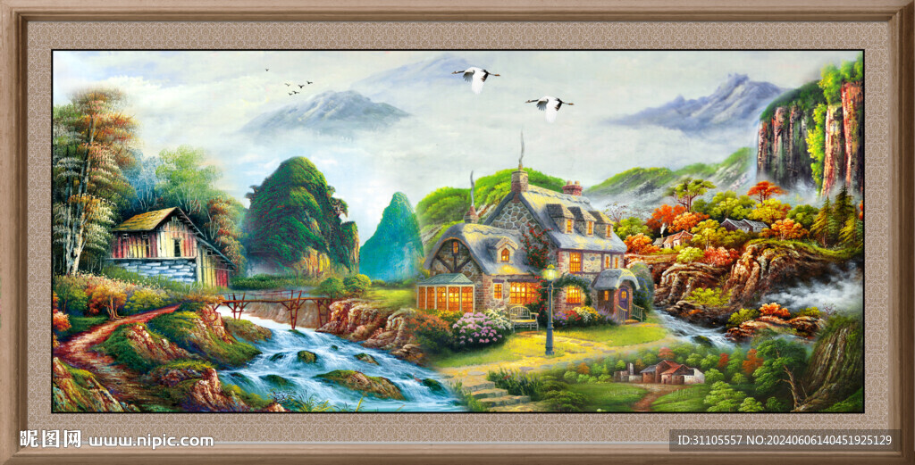 中国画山水画