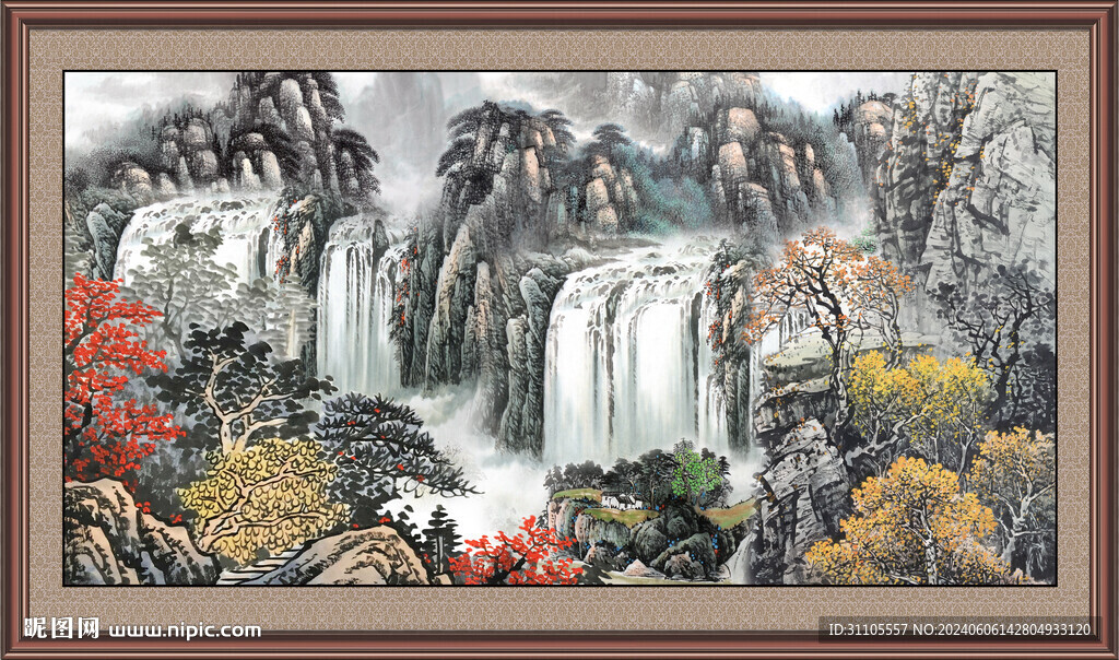 办公室山水画