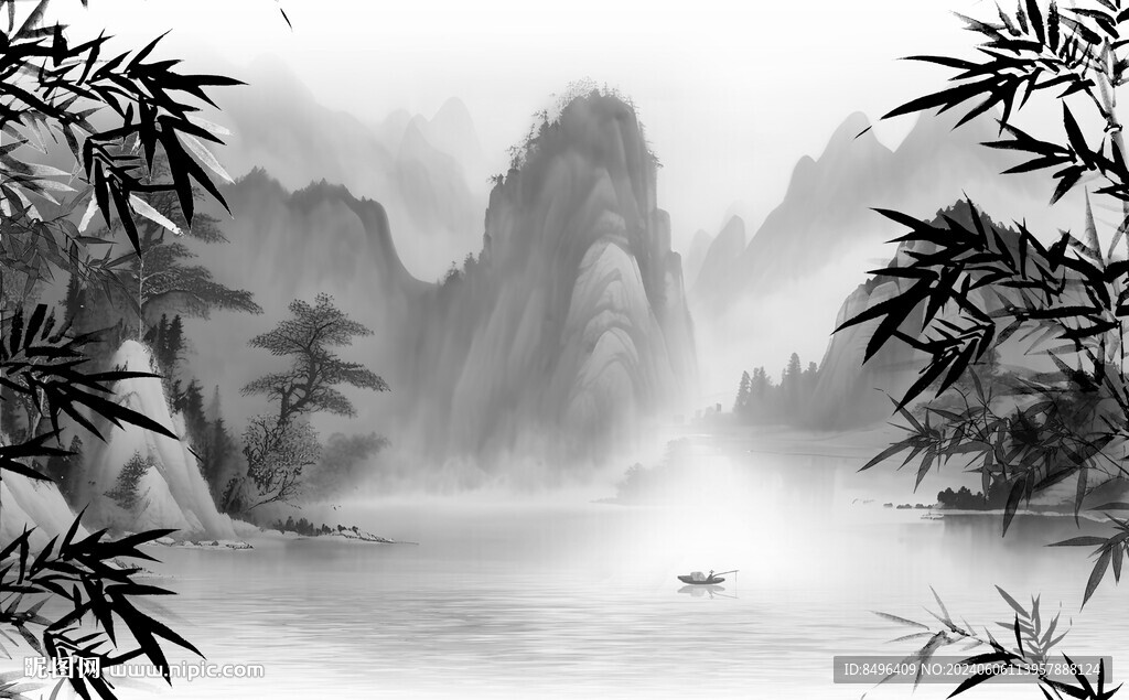 意境水墨山水