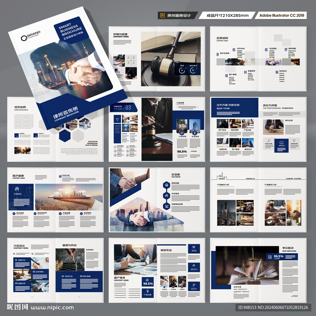 大气律师事务所画册