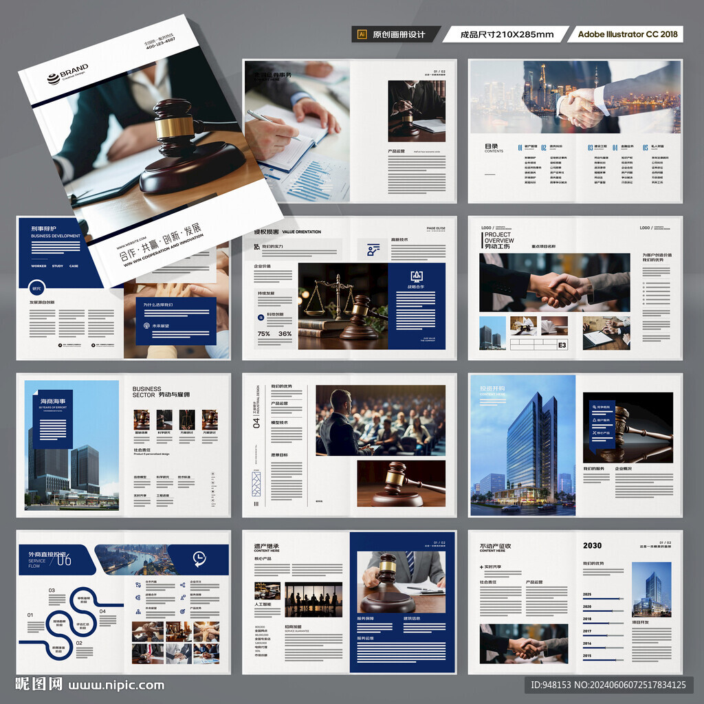 大气律师事务所画册