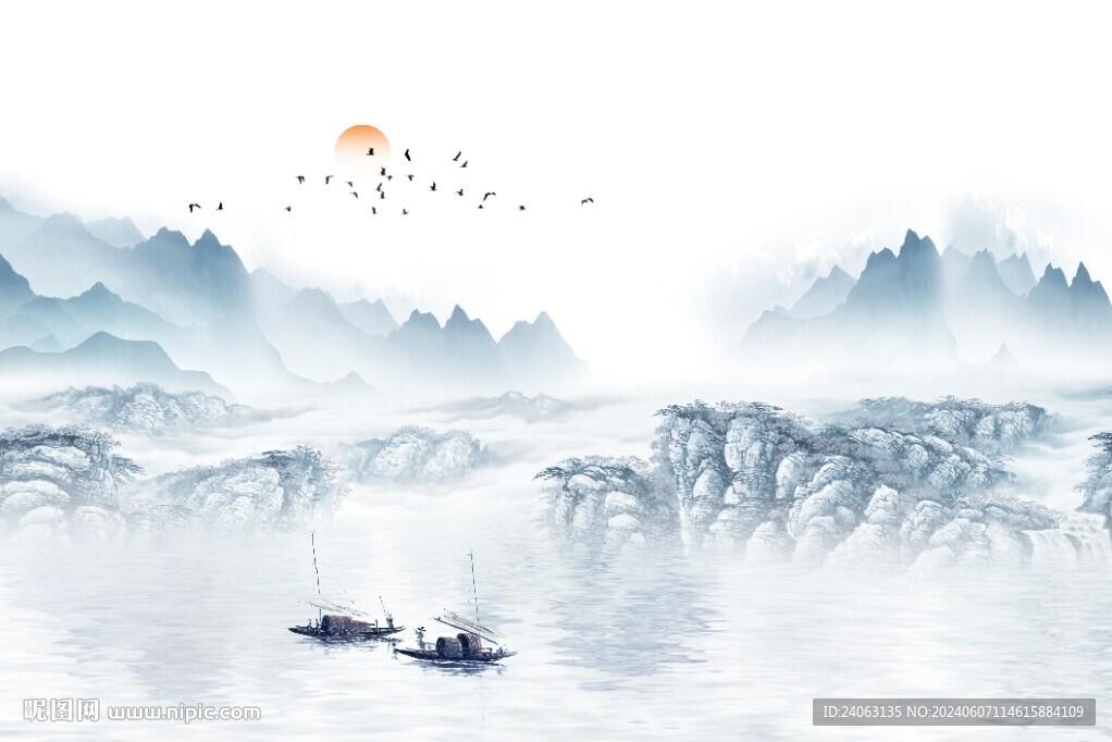 新中式背景墙