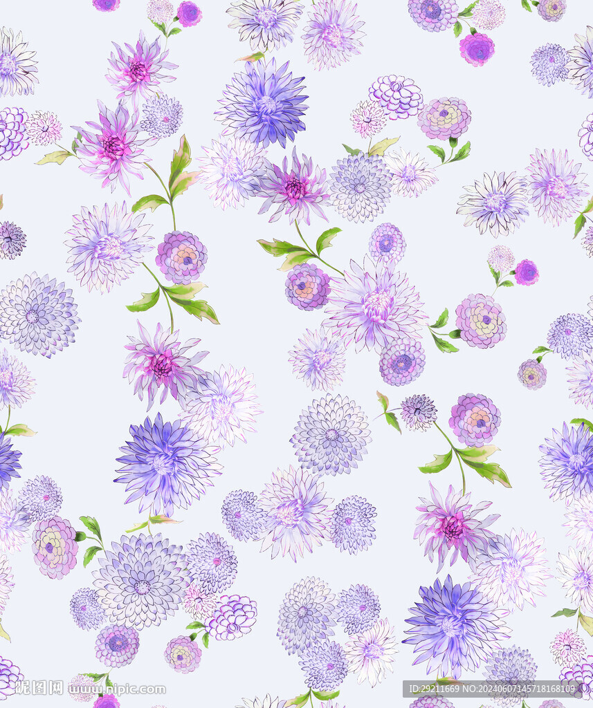 手绘花
