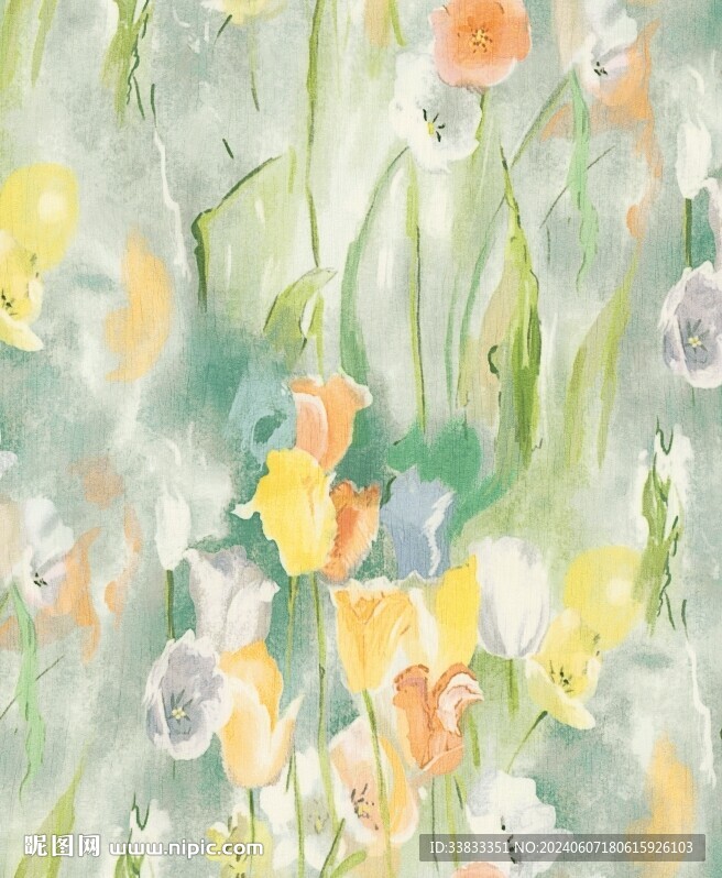 扎染花
