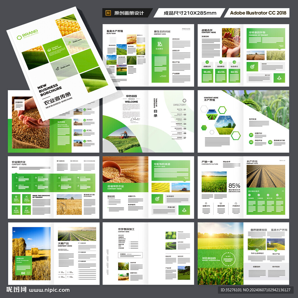 农业合作社画册
