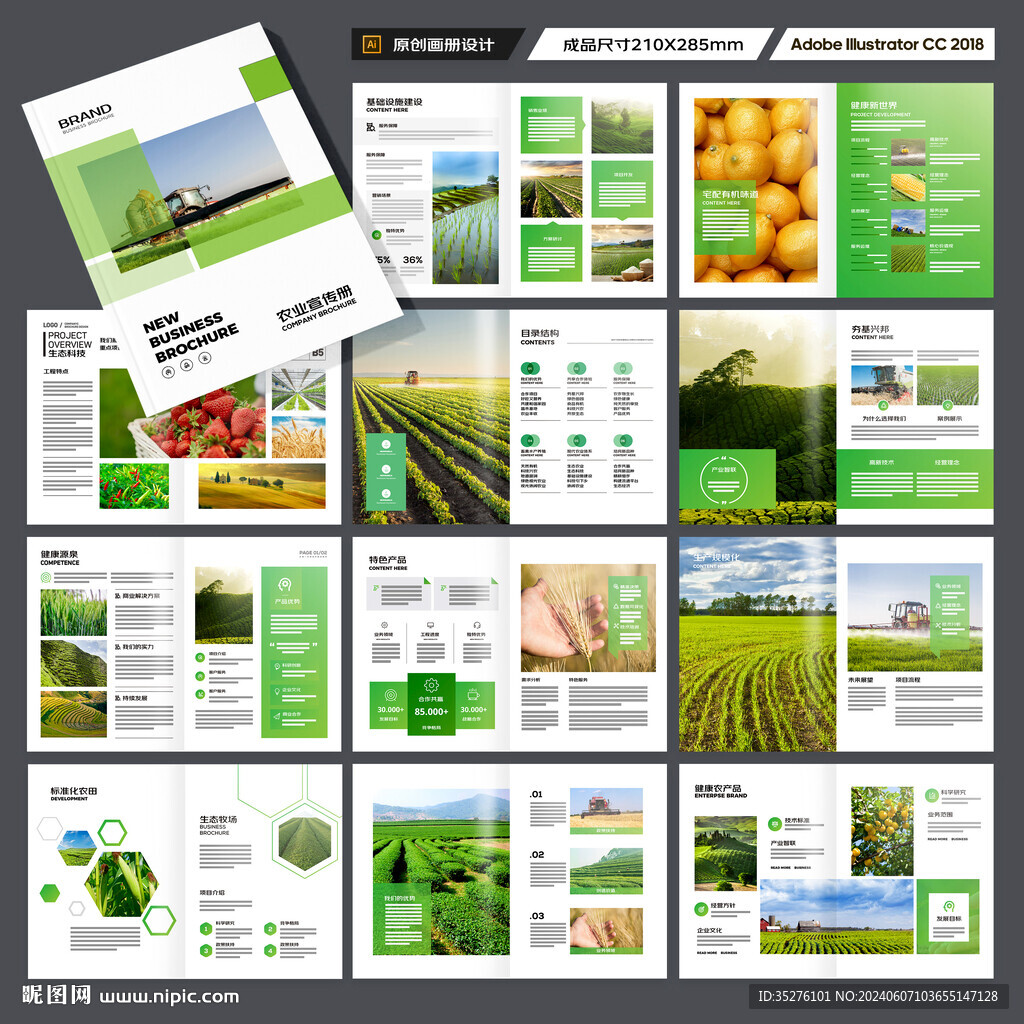 农业合作社画册