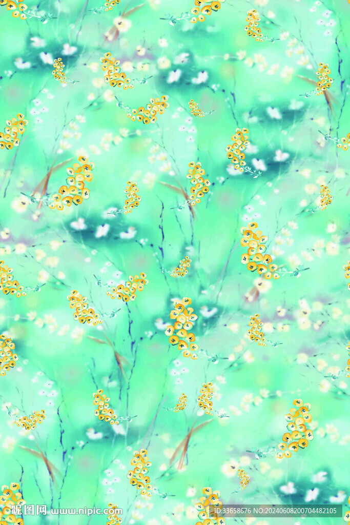 扎染花