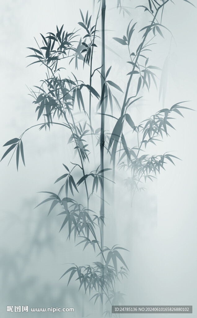水墨竹子