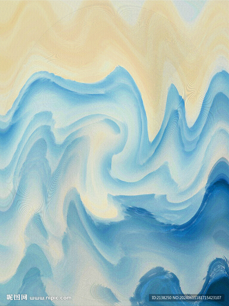 抽象山水