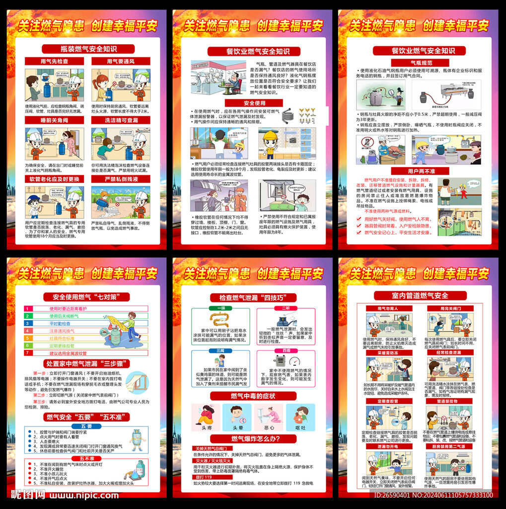 燃气安全海报