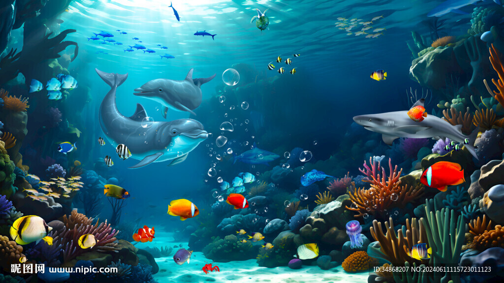 海底世界海底生物