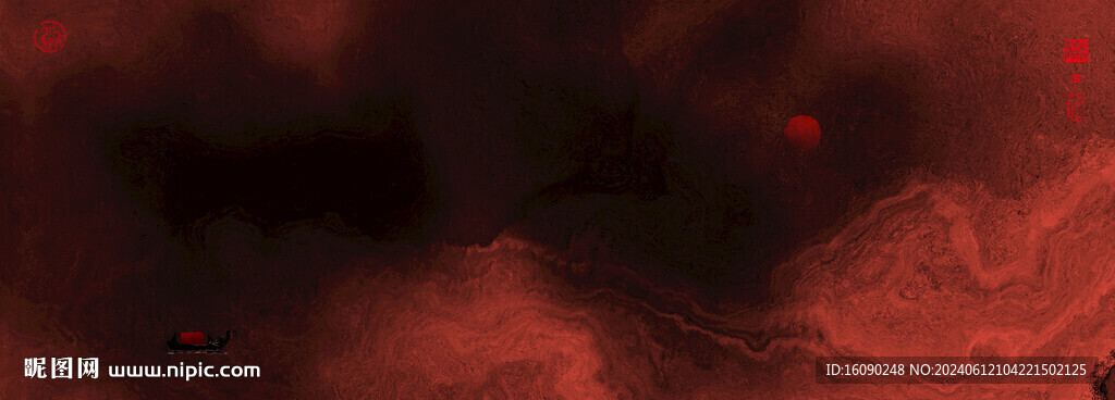 中国风玄关意境装饰画