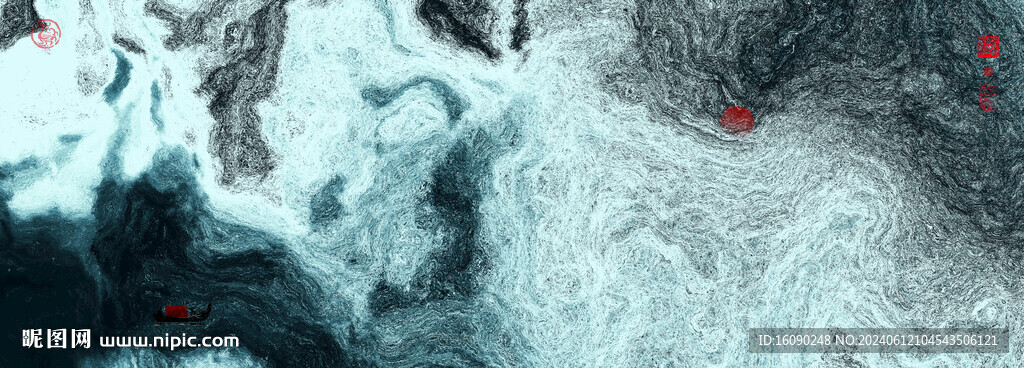 现代水墨装饰画