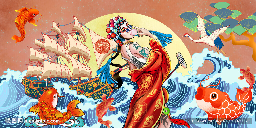 国潮一帆风顺