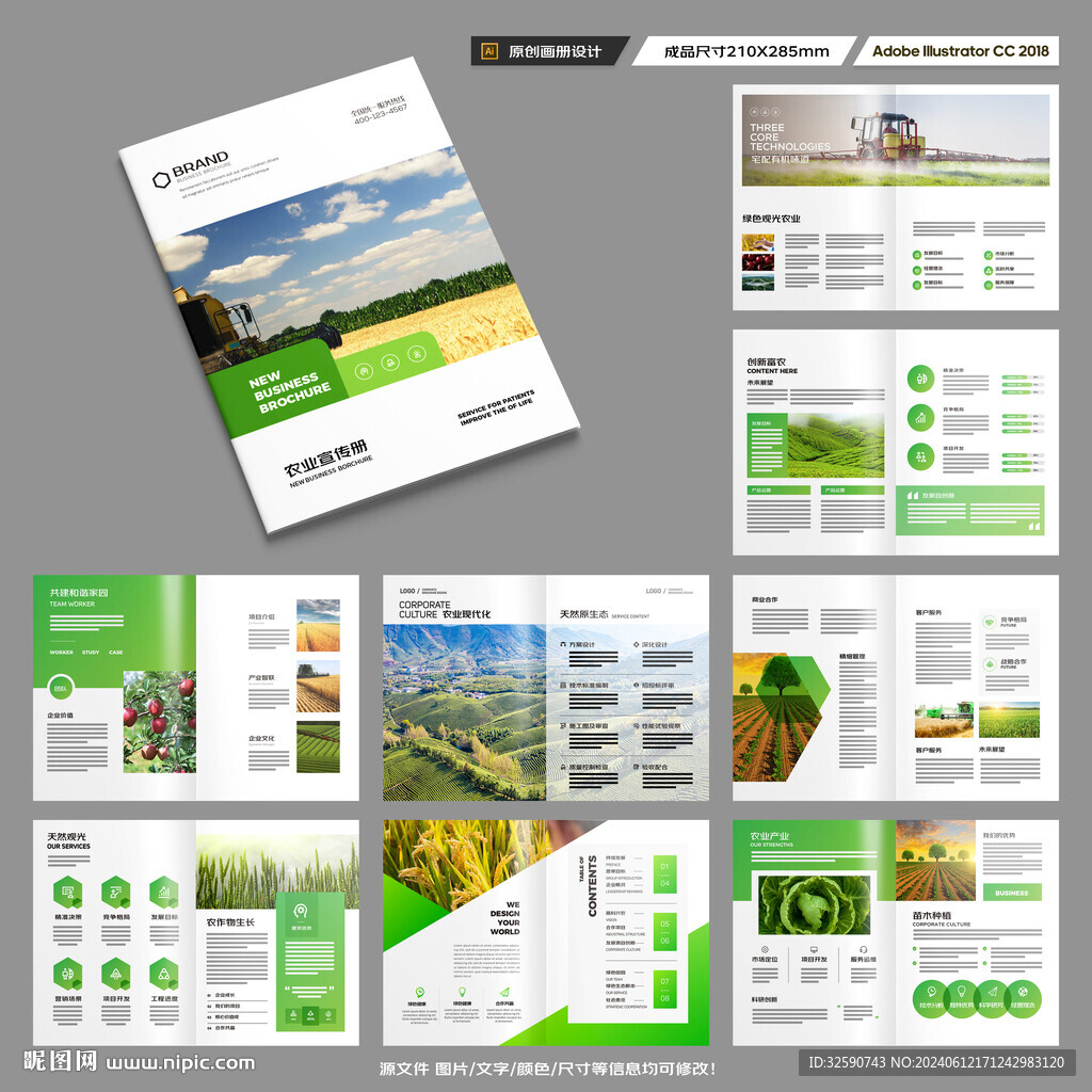 农产品宣传册