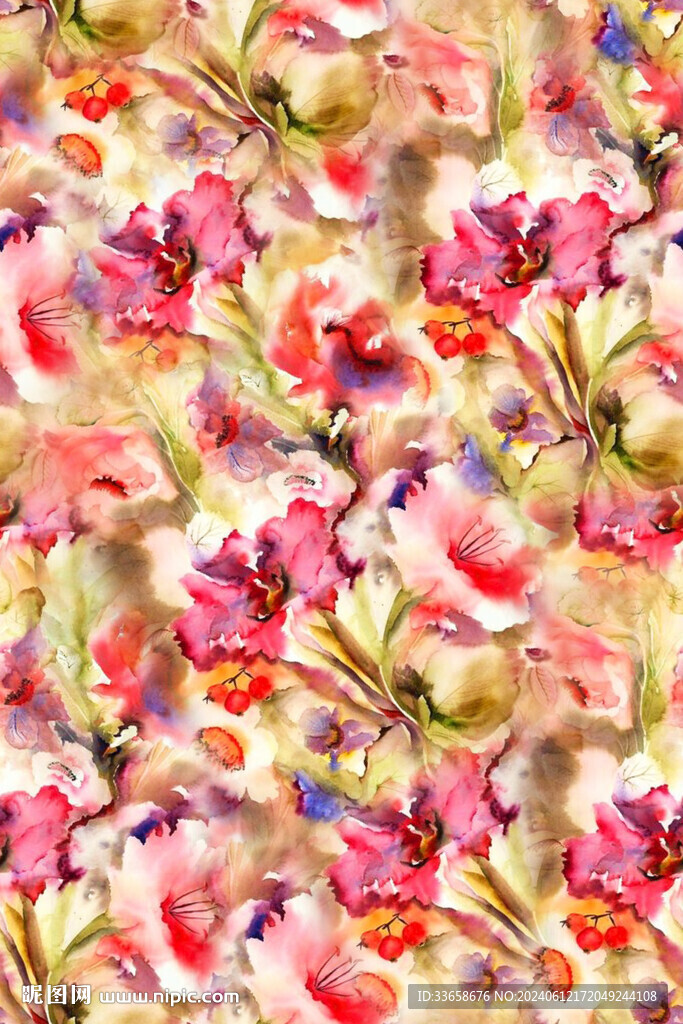 扎染花