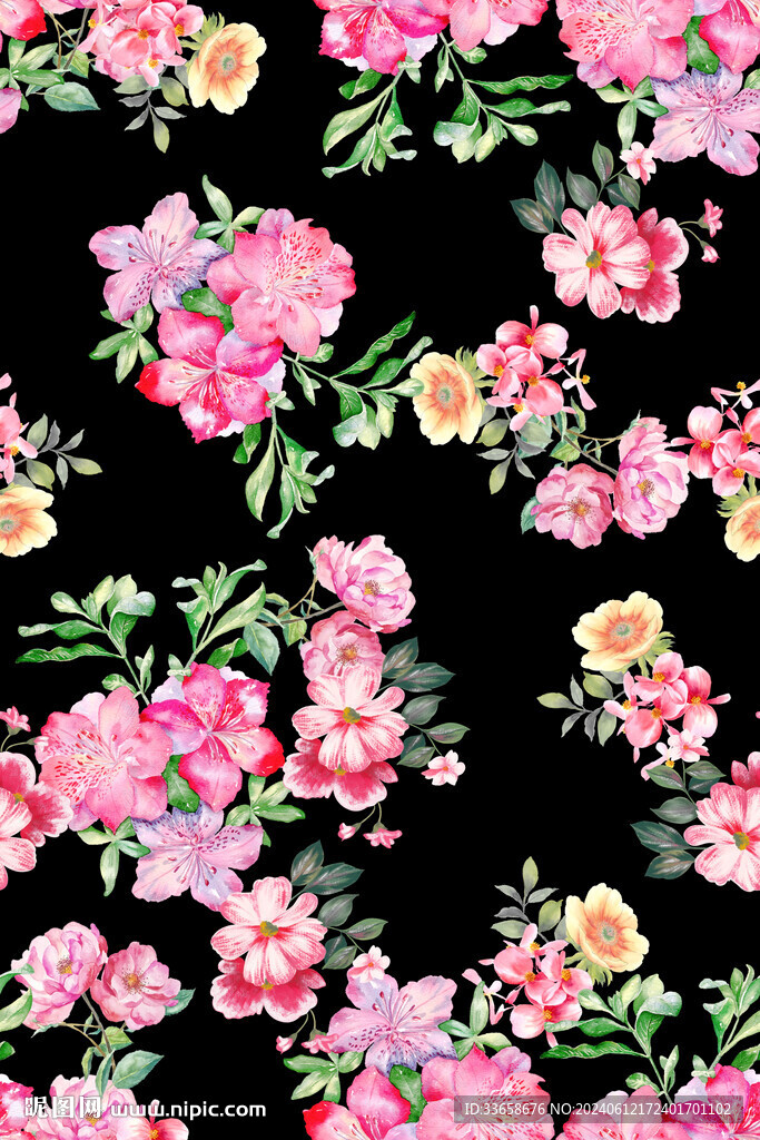 扎染花