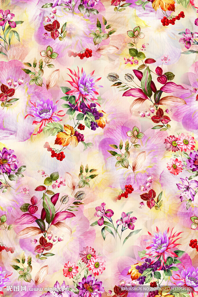 扎染花