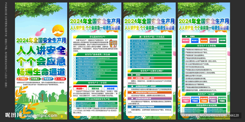 安全生产展板