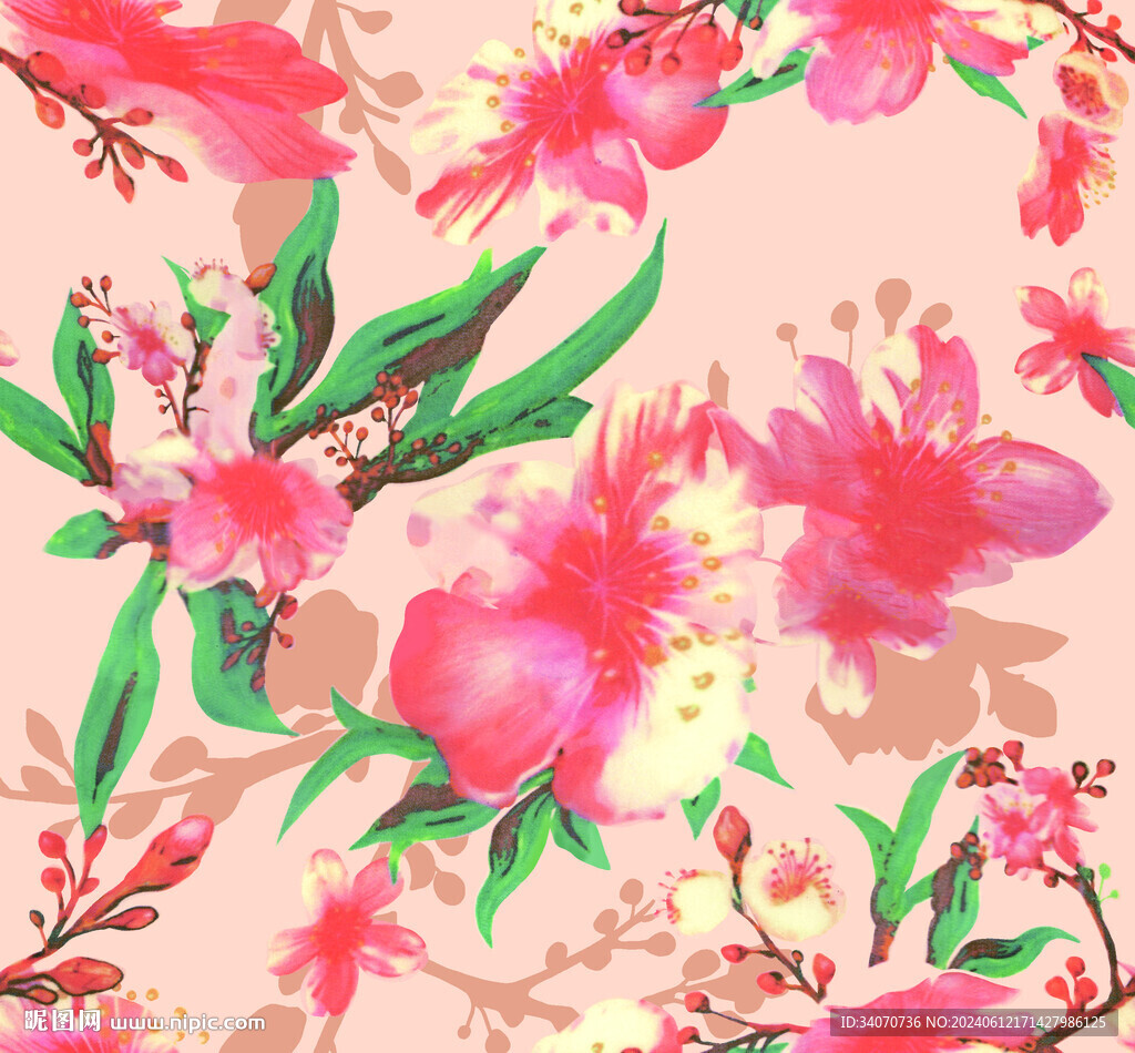手绘花