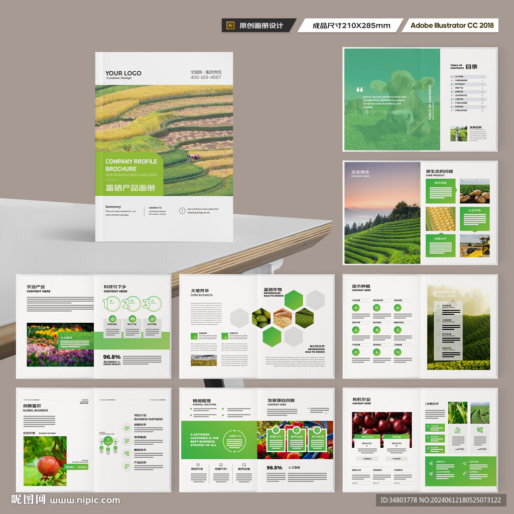 农业合作社画册