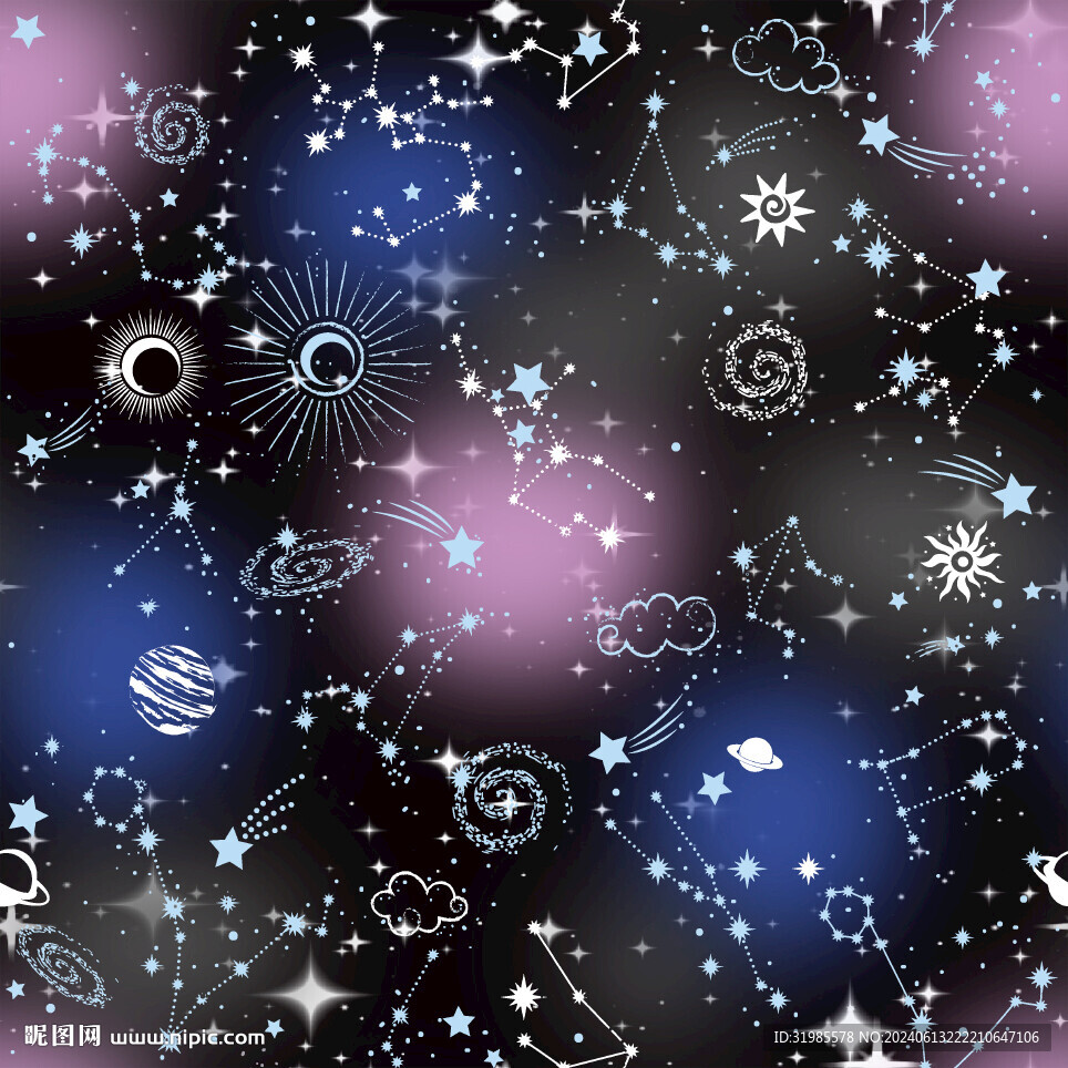 扎染星空