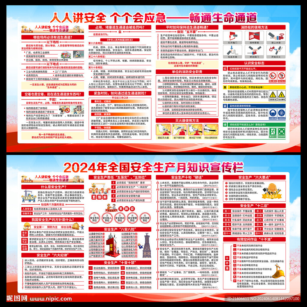 安全生产展板