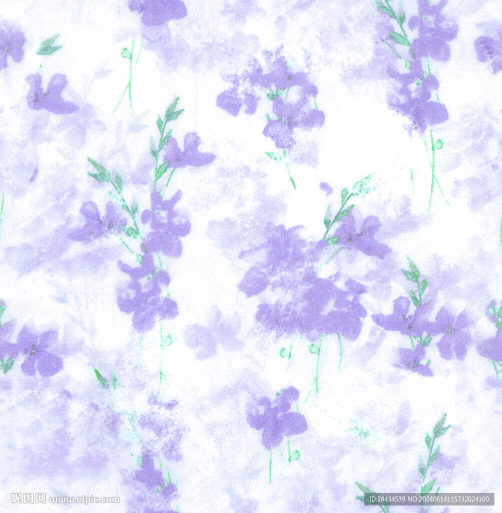 水彩花