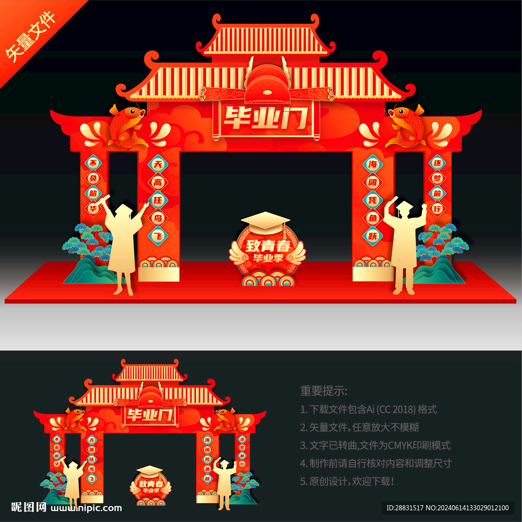 毕业门