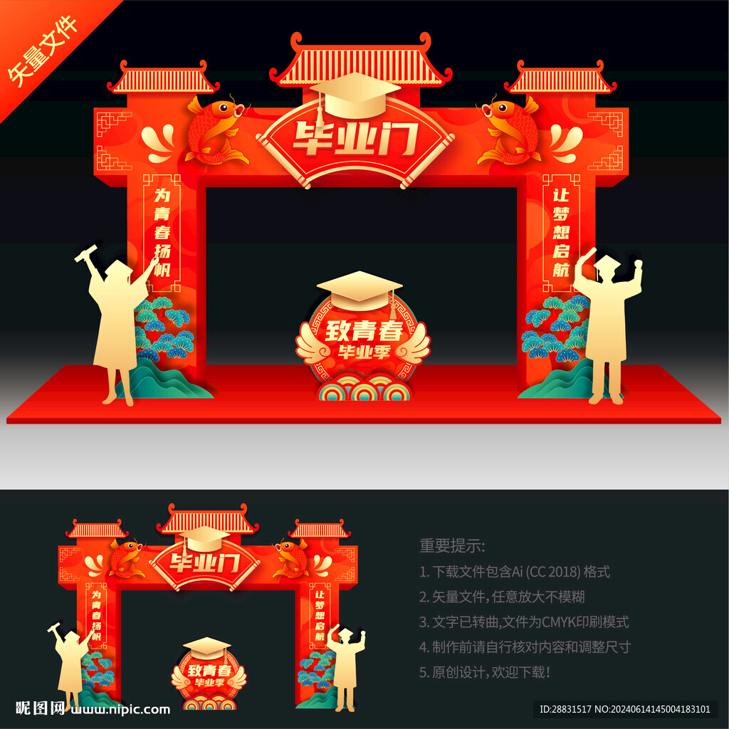 毕业门