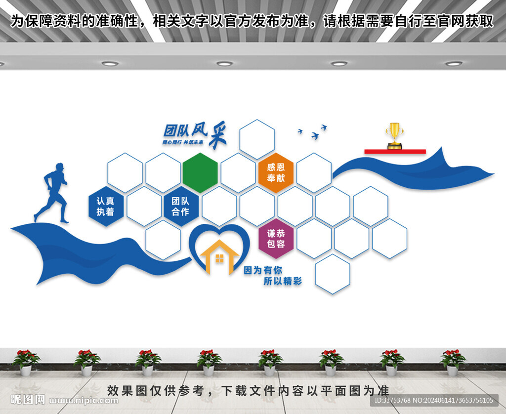 团队风采文化墙
