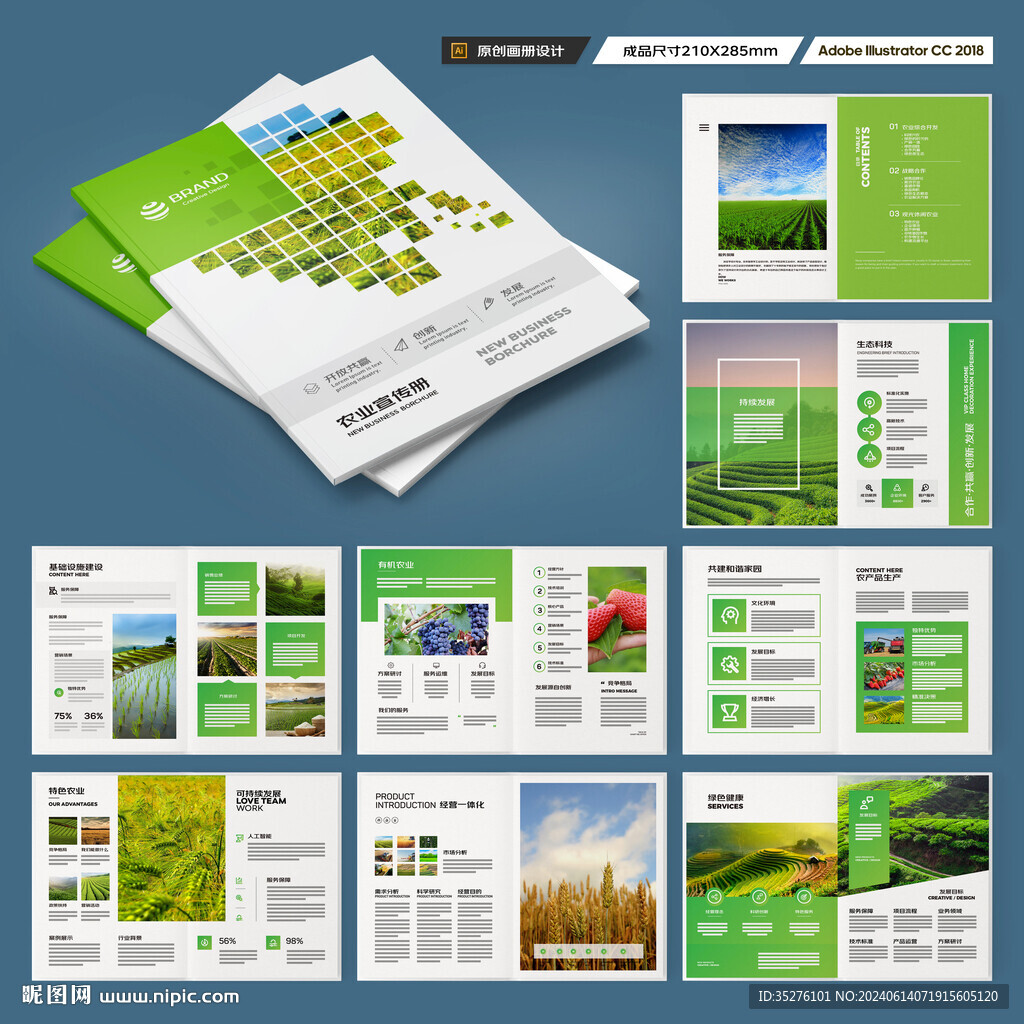 农业合作社画册