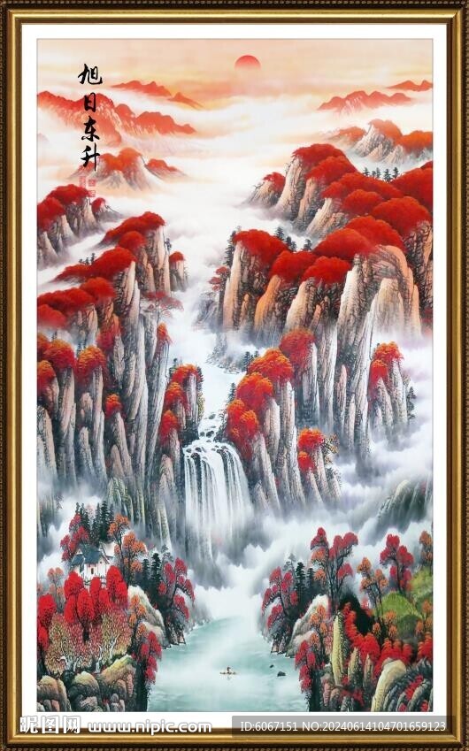 鸿运当头国画